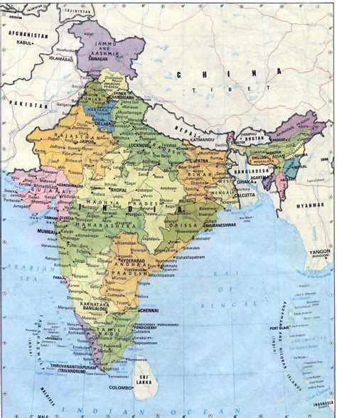 Mapa India Mejorar La Comunicación