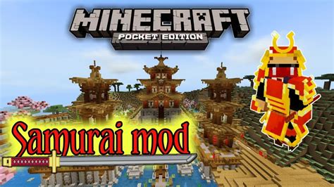 Minecraft Pe Japanese Samurai With Katana Mod Samurai Armor And All