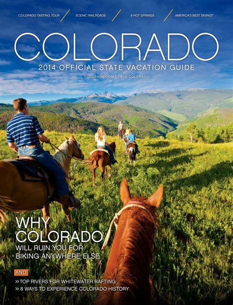 Colorado Official State Vacation Guide 2014 Vacation Guide Colorado