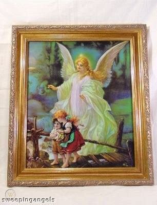 Home of the guardian angel. HOME INTERIOR GUARDIAN ANGEL KIDS PICTURE BRIDGE LARGE ...