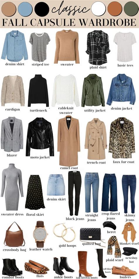 Classic Fall Capsule Wardrobe Shopping List Outfit Ideas More Artofit