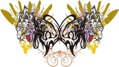 Butterfly Splashes Free Stock Vectors