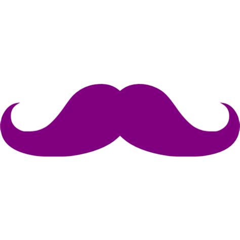 Purple Mustache 2 Icon Free Purple Mustache Icons