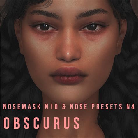 Nosemask N10 Nose Presets Create A Sim The Sims 4 CurseForge