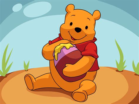 The character of winnie the pooh was based on milne's son's (christopher) teddy bear, but the drawings were inspired by a toy bear named growler, belonging to shepard's own son. How to Draw Winnie the Pooh: 15 Steps (with Pictures ...