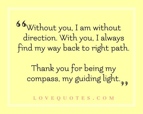 My Guiding Light Love Quotes