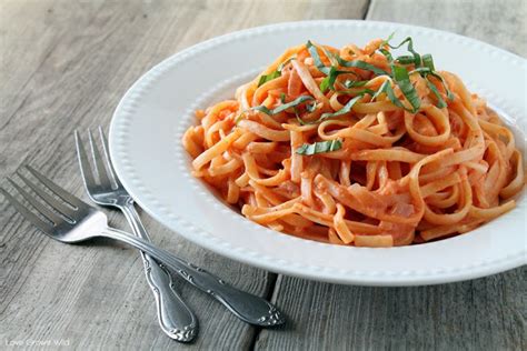 Pasta with Tomato Cream Sauce ~ A Simple Pasta Recipe