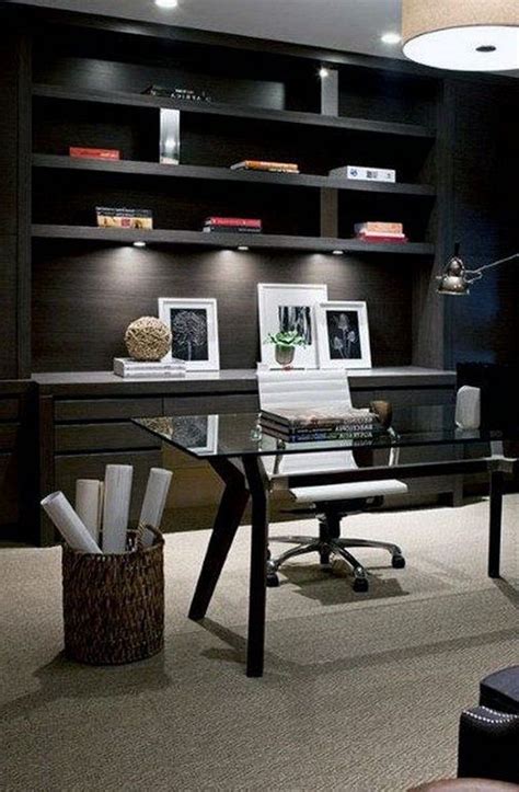 30 Incredible Home Office Inspiration Ideas For Men Officedesign