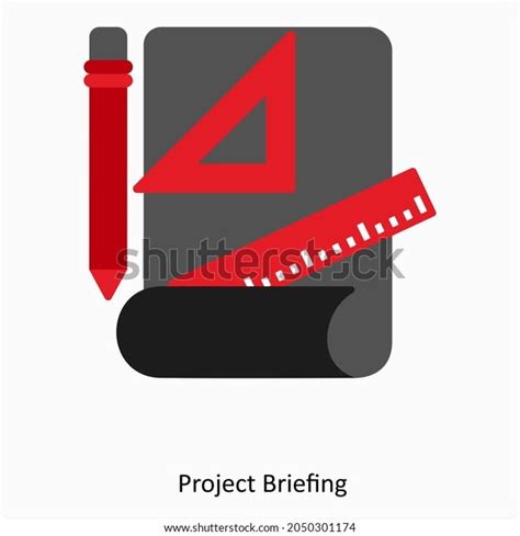 Project Briefing Icon Concept Icon Concept Stock Vector Royalty Free