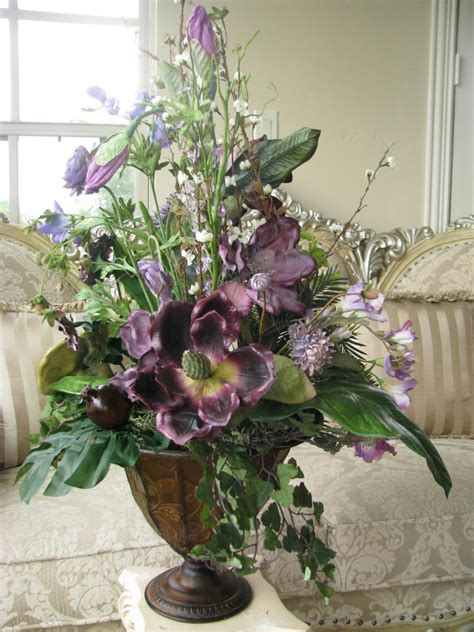 Maybe you would like to learn more about one of these? Sale 100 OFF Silk Purple EXOTIC Floral Arrangement Ornate ...