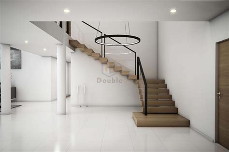 China 2019 New Design Modern Glass Stairs Glass Railing Staircase