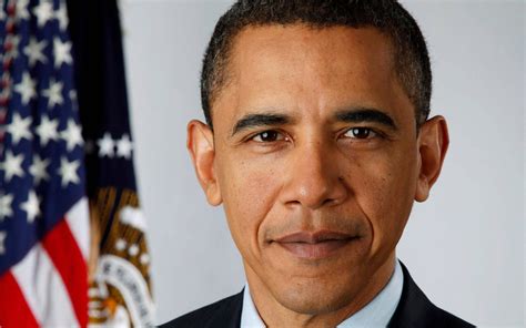 Download President Barack Obama Close Up Portrait Wallpaper