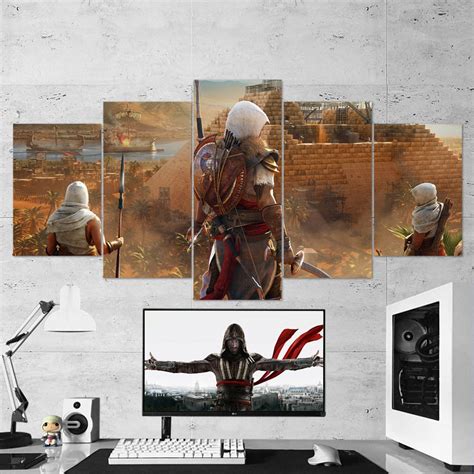 Assassins Creed Canvas 01 5 Piece Canvas Art Assassins Creed Poster