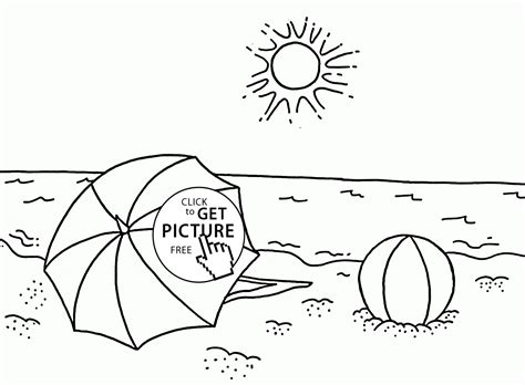 Download Beach Coloring Pages Free Printable - Coloring Home
