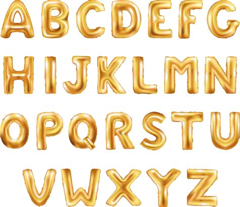 Balloon Alphabet Png Png Image Collection