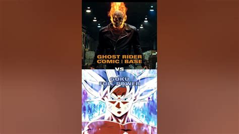 Ghost Rider Vs Gokumarvelanimegokuvsshorts Youtube