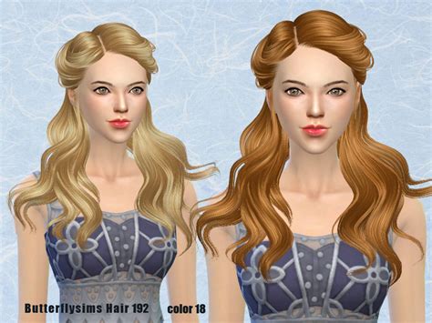 My Sims 4 Blog Butterflysims 192 Hair For Females
