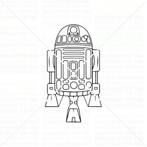 R2 D2 Star Wars 08 Svg Dxf Eps Pdf Png Cricut Archivo De Etsy