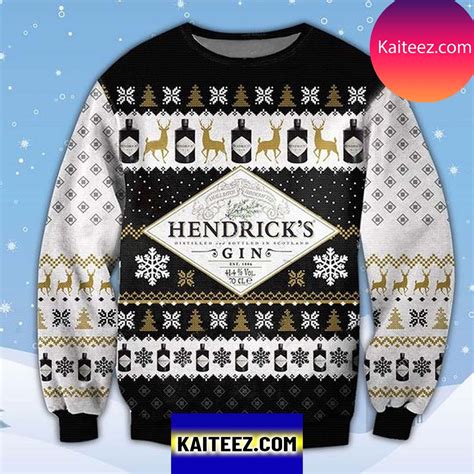 Hendricks Gin 3d Christmas Ugly Sweater Kaiteez