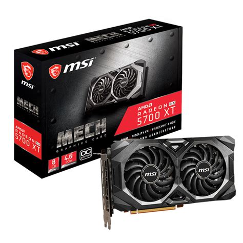 Placa De Video Rx 5700 Xt Mech Oc 8g Hypergaming