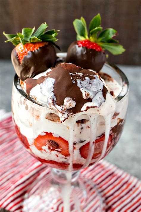 This homemade chocolate ice cream is rich, creamy, and the perfect dessert for a warm summer evening! Chocolate Covered Strawberry Sundae - CPA: Certified ...