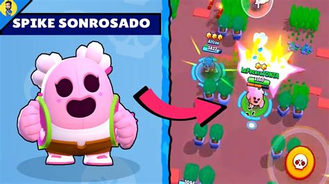 He is a team fighting oriented fighter than does a ton of damage if he can get to a group of brawlers. ME COMPRO LA OFERTA de SPIKE SONROSADO en la TIENDA Y ...