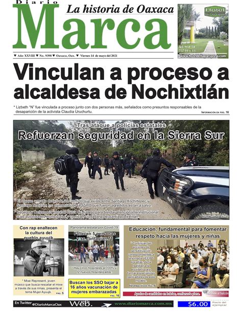 Portada Viernes 14 De Mayo De 2021 Diario Marca