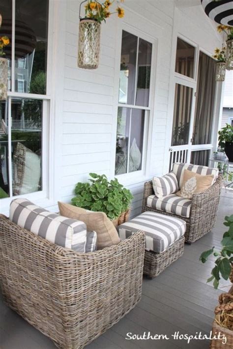 Devoko patio porch furniture sets 3 pieces pe rattan wicker chairs with table outdoor garden furniture sets (brown/beige). Designer Outdoor Patio Furniture | Porch furniture, House ...