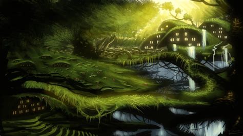 Pin By Nur Düzgün On Ambientazioni Fantasy☽இ☾ Fantasy Forest Fantasy