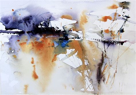 Abstract Watercolour Landscape By Adrian Homersham