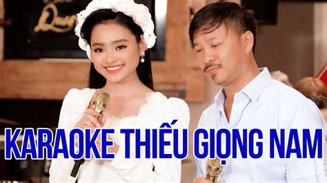 Karaoke Thiếu Giọng Nam Quang Lập Thư Tình Em Gái Karaoke Song Ca Với