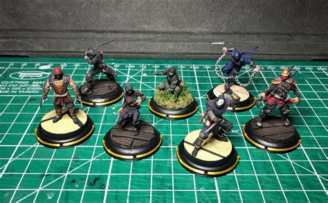 Finished My Shadow Wind Clan For Bushido By Gct Studios Love These