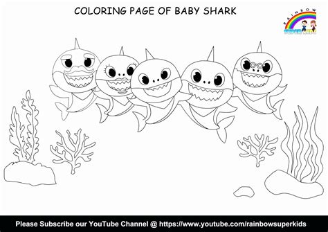 These loose coloring pages make it easy for kids to share and display their favorite baby shark characters. Coloring Pages Of Animals Youtube Awesome Learning ...