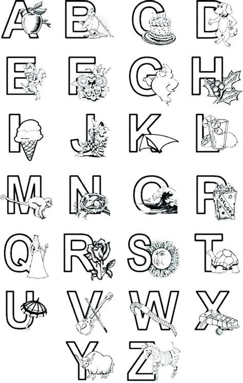 Illuminated Alphabet Coloring Pages At Free