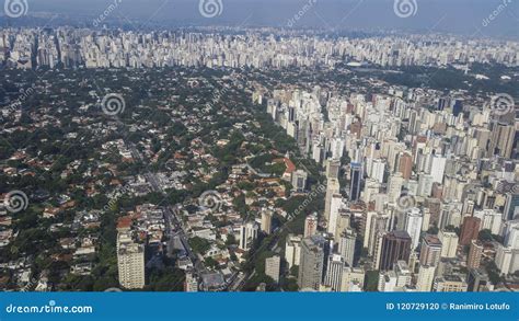 Aerial View Of Big City Sao Paulo Brazil South America Stock Photo