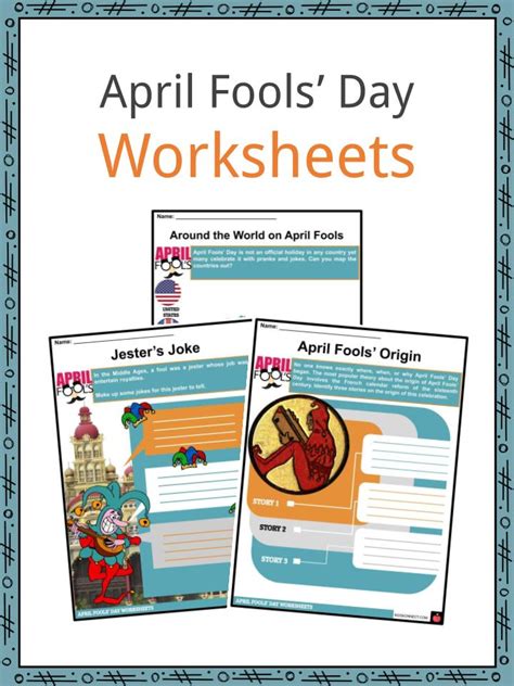 April Fools Day Facts Worksheets Background And Traditions For Kids