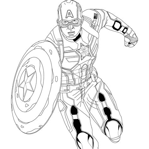 The winter soldier coloring pages you can print out. Captain America | Superhero Coloring Pages
