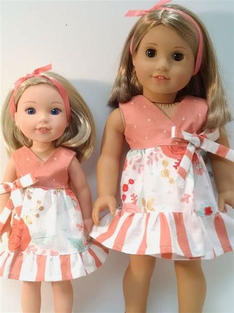 Handmade Matching Dresses For Your American Girl Doll Or The Wellie