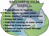 Pictures of Uses Of Solar Energy