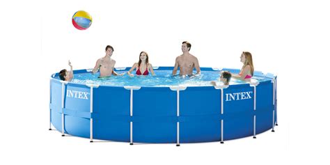 Cool Off This Summer W Intexs 18 Foot Above Ground Pool For 299 Reg 450 9to5toys