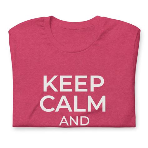 Camiseta Keep Calm And Padel Camiseta Gráfica Bella Canvas Camiseta De