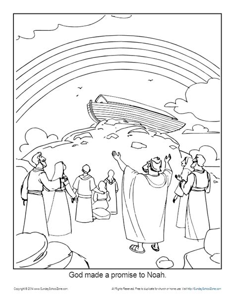 A printable cardstock version would require you to draw tiny animals to keep it from looking like a bathtub ark, but you could do it fairly simply. Noah Coloring Page Printable - God Made a Promise to Noah