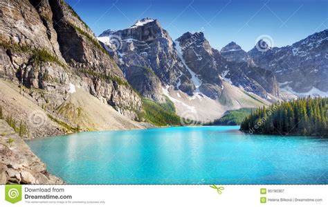 Canada Nature Landscape Banff National Park Stock Image Image Of
