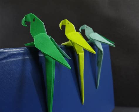 Origami Tutorial How To Fold A Parrot Origami Paper Art Paper