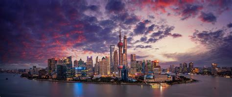 2560x1080 Shanghai City China 2560x1080 Resolution Wallpaper Hd City 4k Wallpapers Images