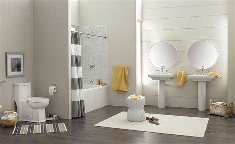 Ships free orders over $39. How To Get A Trendy And Refreshing Gray And Yellow Bathroom