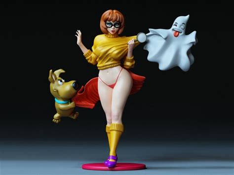 Velma Scooby Do 3d Stl Digital Figure File Format 3d Printer Etsy