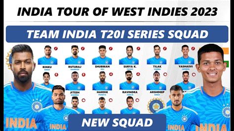 India Vs West Indies 2023 Best T20 Series Squad Details For Team India