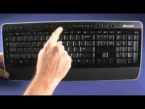 Close laptop and use monitor. Microsoft Wireless Keyboard 3000 Review - YouTube