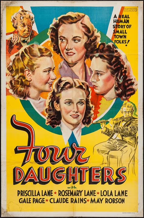 Four Daughters Warner Brothers 1938 Other Company One Sheet Lot 54166 Heritage Auctions